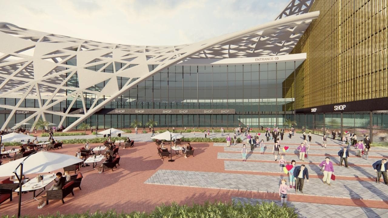 ميجا مول العاصمة الادارية Mega Mall Pyramids